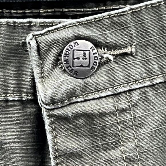 Wrangler Riggs Workwear Pant Mens Size 42x32 Green Ripstop Carpenter Relaxed Fit - Picture 6 of 16